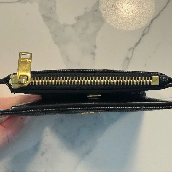 SAINT LAURENT black Cassandre Matelasse Bi-Fold Wallet - Picture 7 of 15